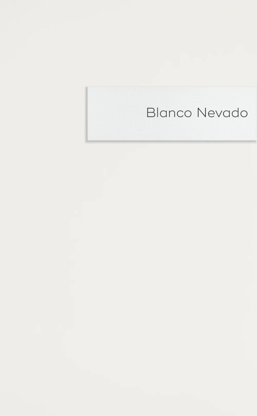 Muestra de melamina color Blanco Nevado