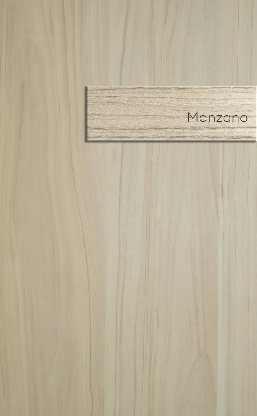 Muestra de melamina color Manzano